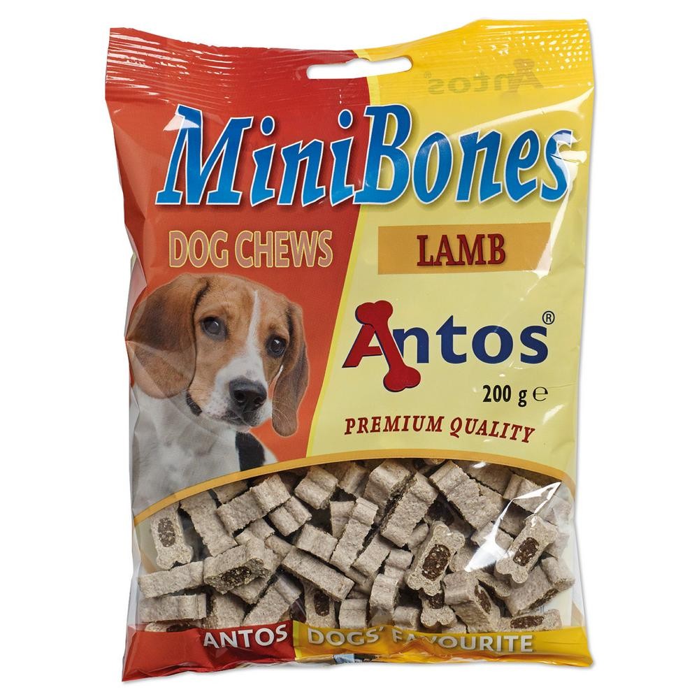 ANTOS Mini Bones Duo Lamb maži kauliukai su ėriena 200g